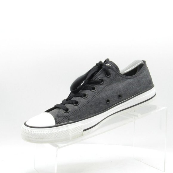 Chuck Taylor All Star Leather Unisex High Top Shoe. Converse.com Converse All Star Size 7.5 M Black Sneaker B2 A11